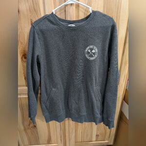 Duluth Trading Co Gray Crew Neck Sweater